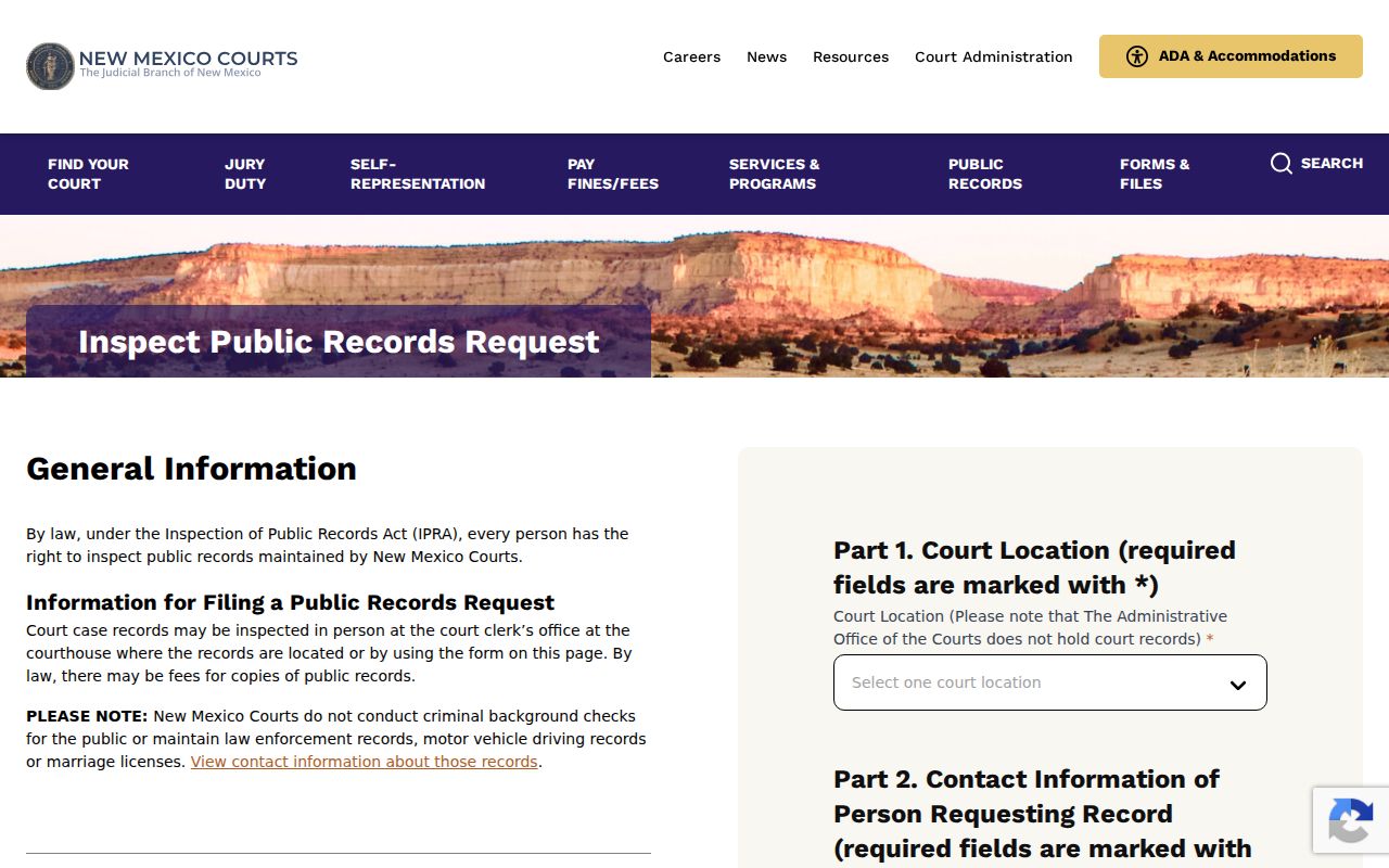 Colfax County traffic warrant IPRA form source